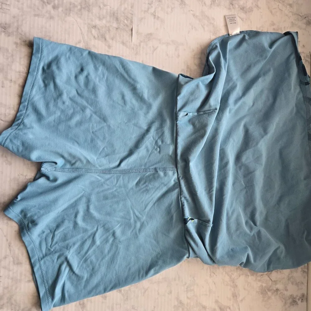 Title Nine Athletic Skort, Blue Patterned Women's Sz S - Picture 9 of 11